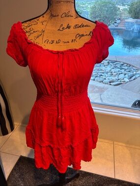 American Eagle off the shoulder dress small